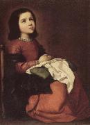 Francisco de Zurbaran The Girlhood of the Virgin Sweden oil painting reproduction